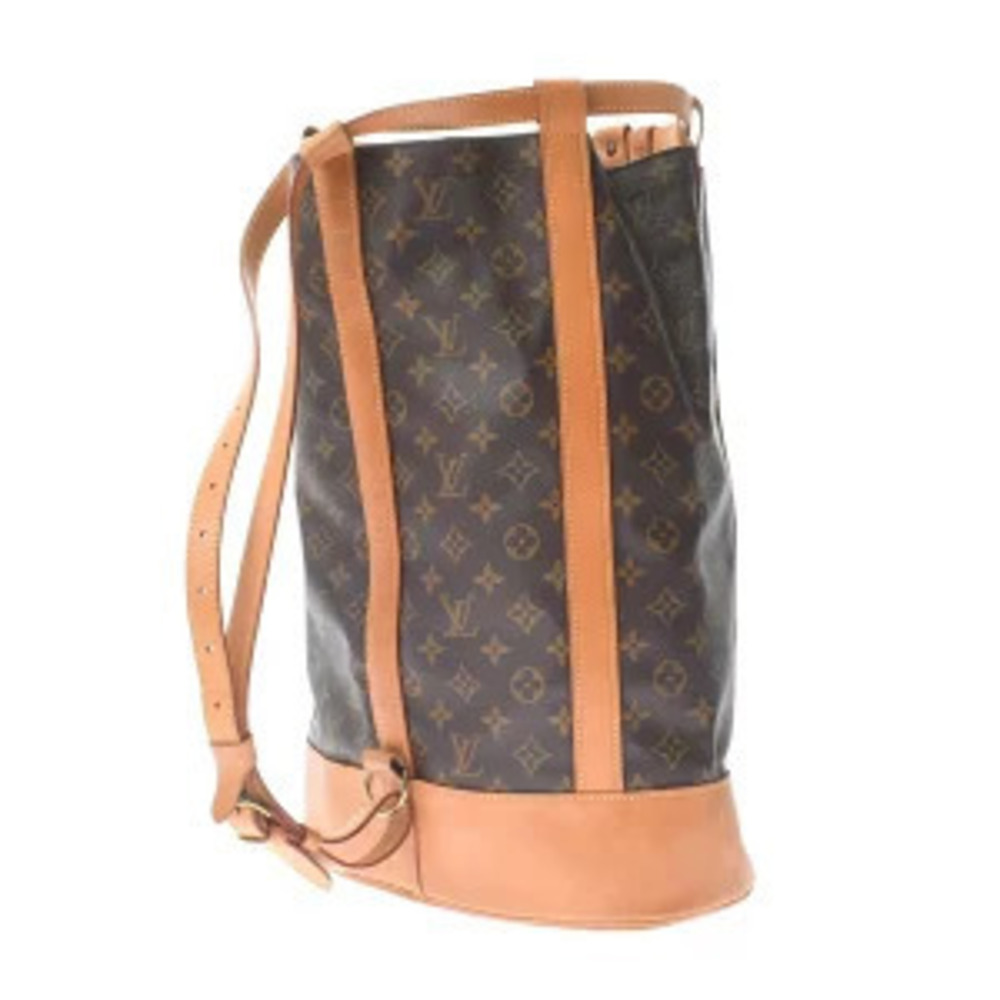Louis Vuitton Canvas Shoulder Bag Randonee Monogram Brown